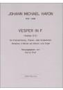 Vesper F-Dur Mh 548